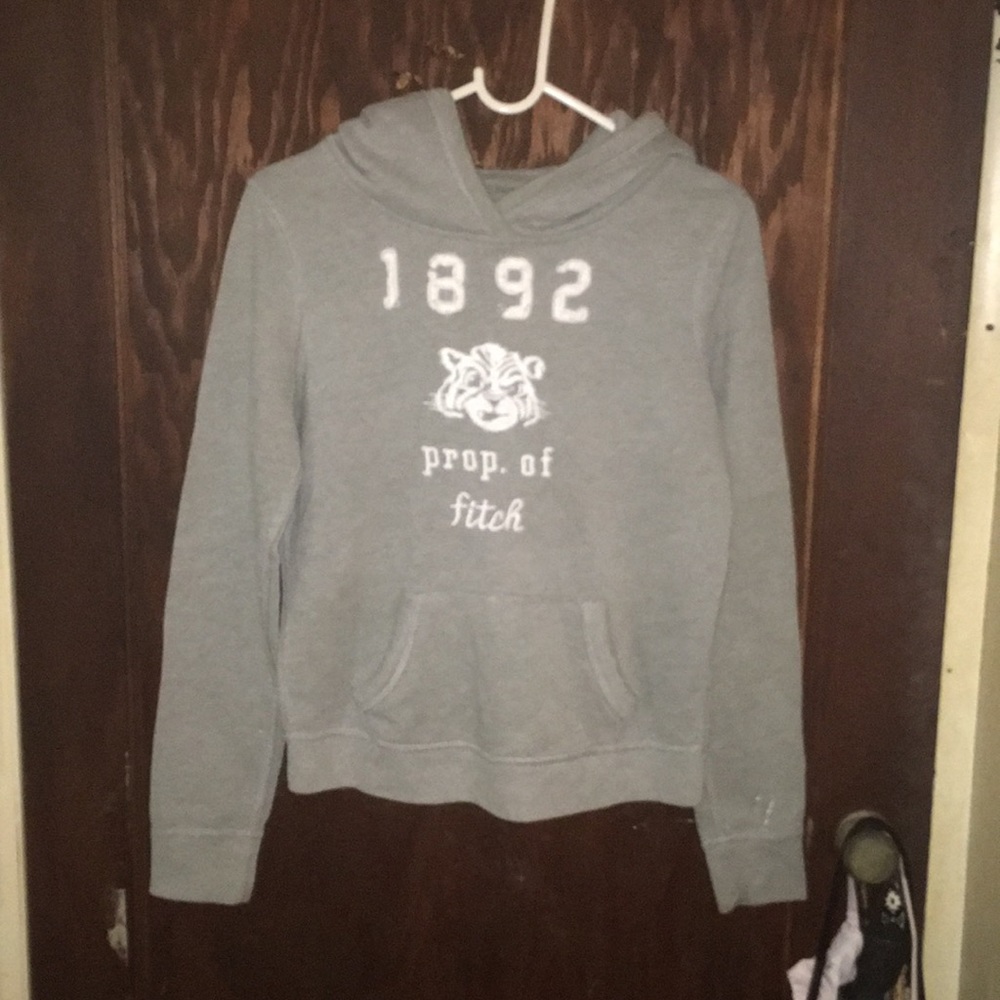 Gray abercrombie pullover🐯